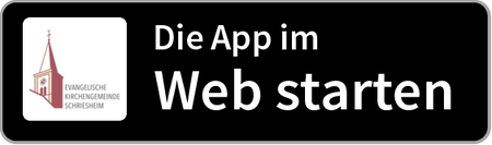 Button auf dem steht: "Die App im Web laden"